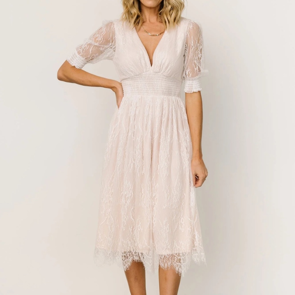 Baltic Born Elaina lace midi dress